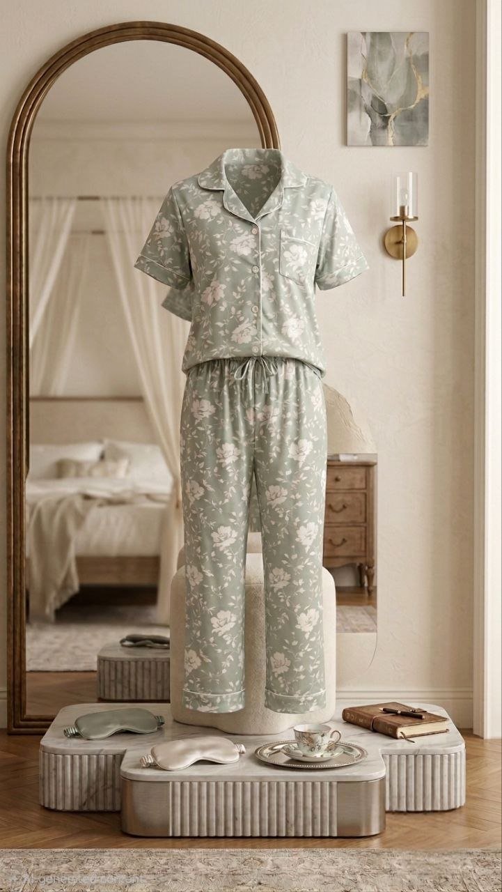 Lina Cotton Pajama Set - Lina Homewear