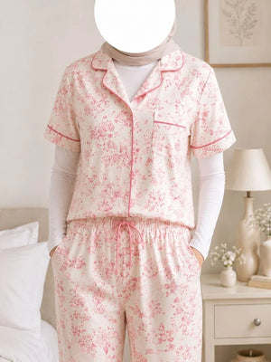 Rose Pajama Set - Lina Homewear