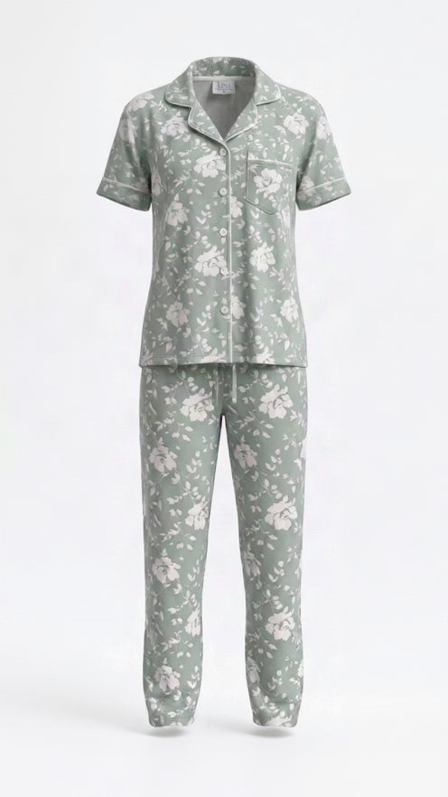 Flora Pajama Set - Lina Homewear