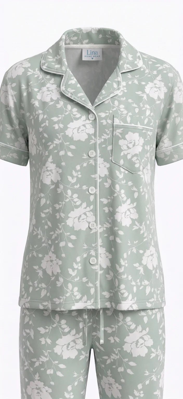 Flora Pajama Set - Lina Homewear