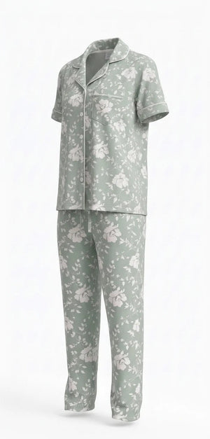 Flora Pajama Set - Lina Homewear