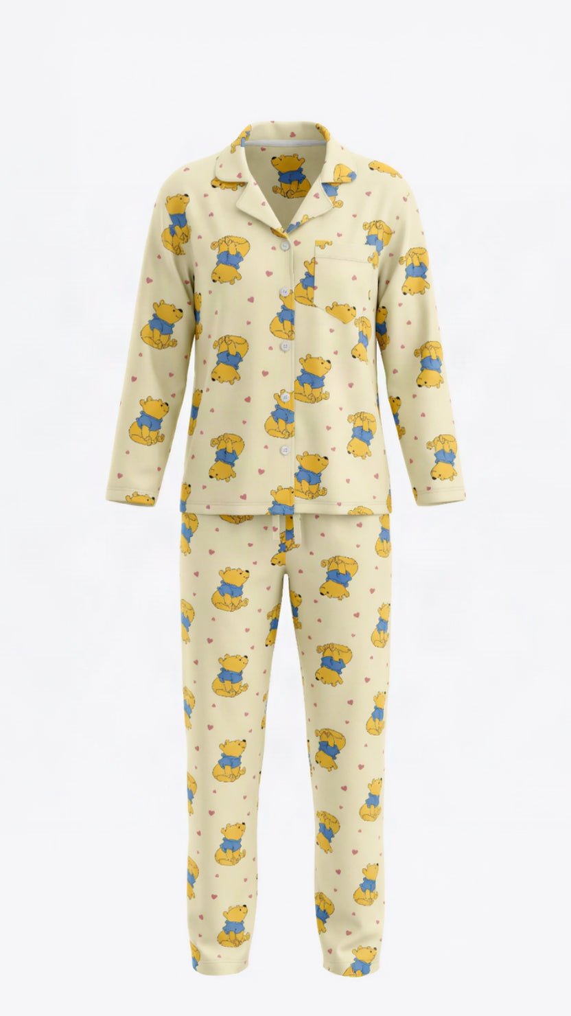 Honey Bear Pajama Set - Lina Homewear