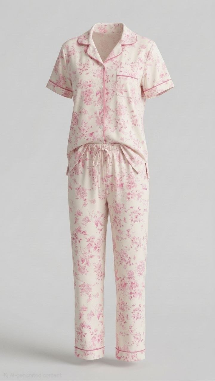 Lina Cotton Pajama Set - Lina Homewear