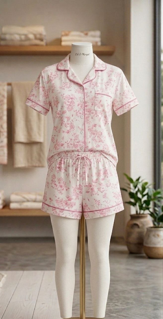 Lina Cotton Pajama Set - Lina Homewear