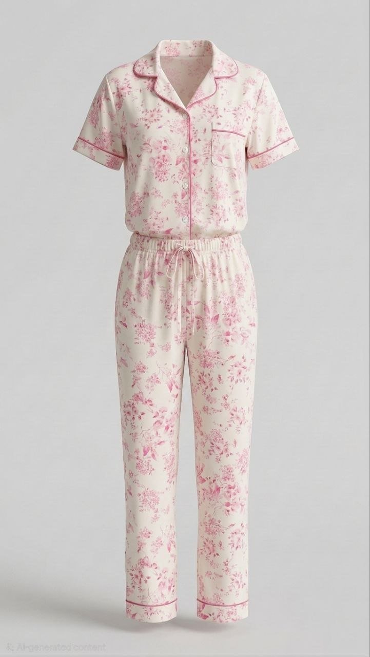 Lina Cotton Pajama Set - Lina Homewear