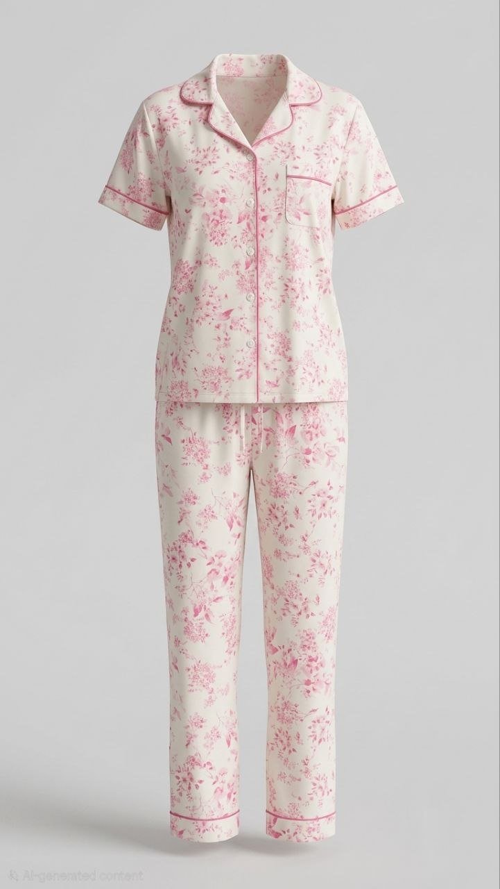 Lina Cotton Pajama Set - Lina Homewear