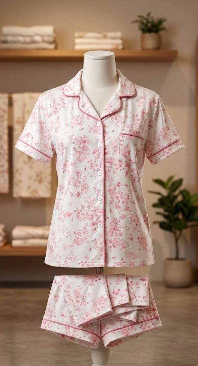 Lina Cotton Pajama Set - Lina Homewear