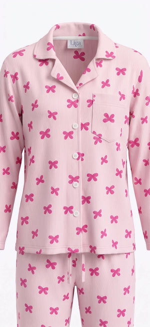 Pinky Pajama Set - Lina Homewear