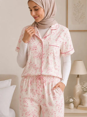 Rose Pajama Set - Lina Homewear