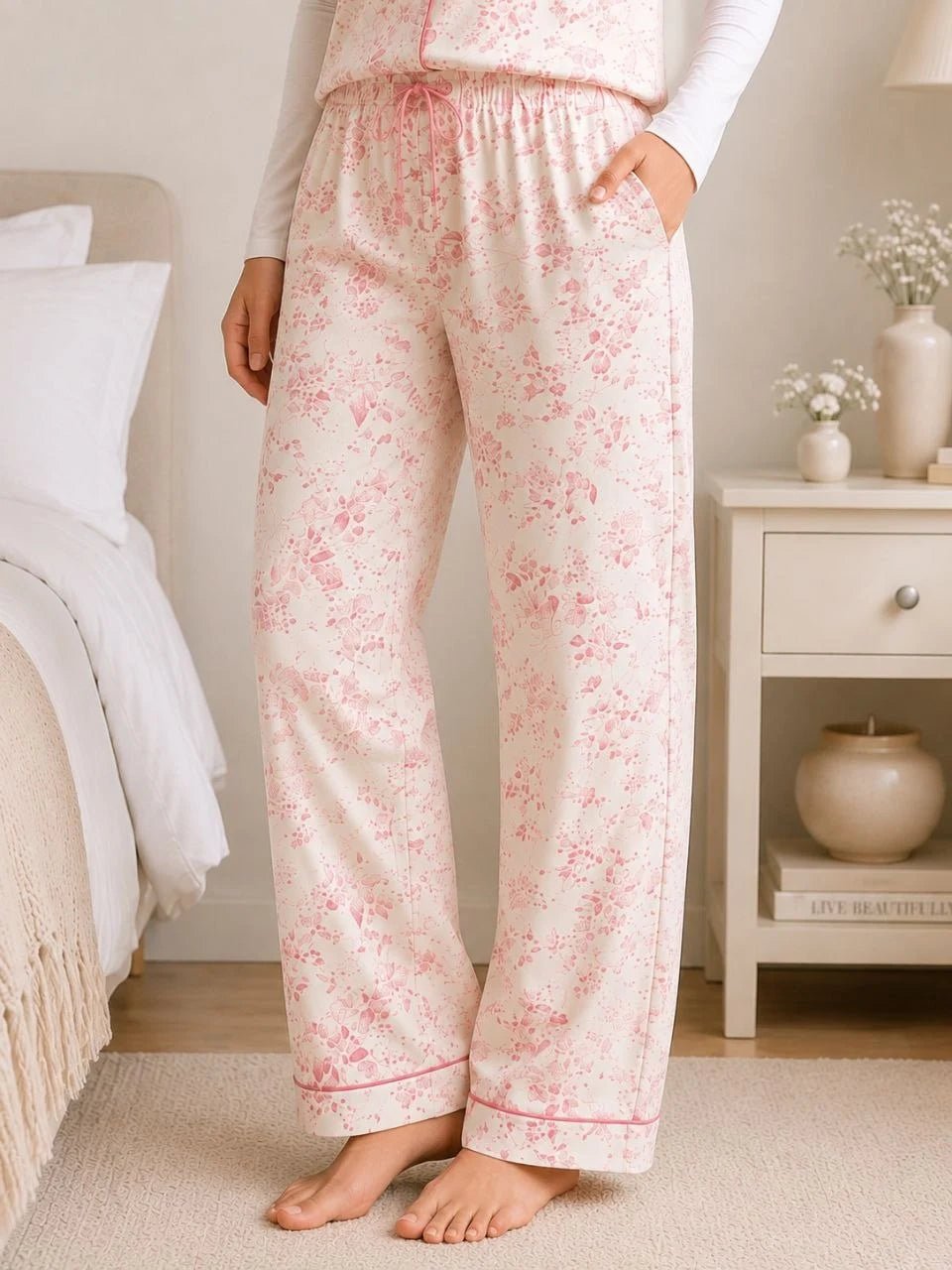 Rose Pajama Set - Lina Homewear