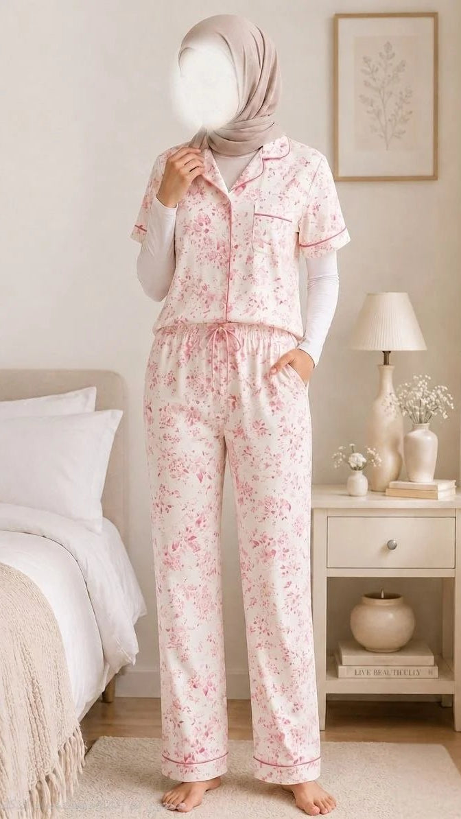 Rose Pajama Set - Lina Homewear